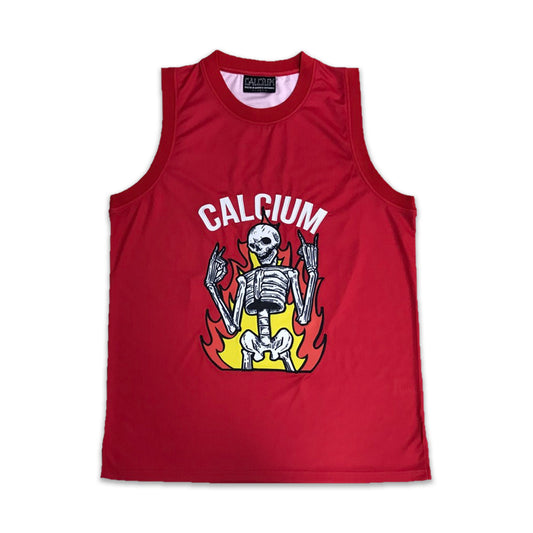 Calcium Skeleton Basketball Jersey