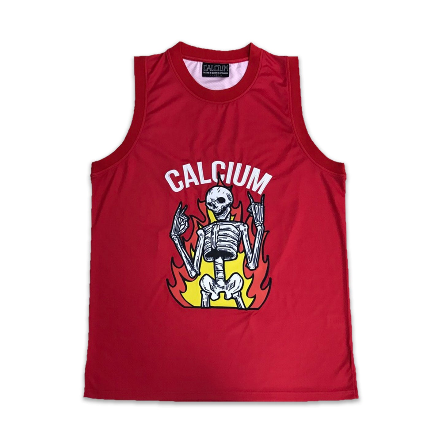 Calcium Skeleton Basketball Jersey – Calcium